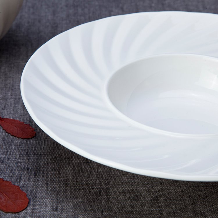 Two Eight-Find White Porcelain Square Plates white Dinner Plates On Two Eight Ceramics-1