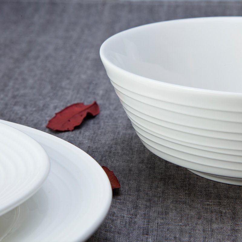 Two Eight-white square porcelain dinnerware | White Porcelain Dinner Set | Two Eight-1