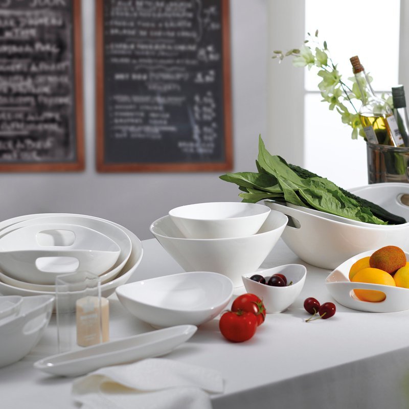 现代风格的厨房白瓷餐具配件- TA07
