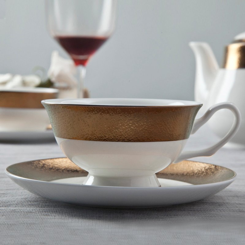 Two Eight-Find Two Eight Ceramics Safe Elegant Style Golden Fine Porcelain Dinnerware-2