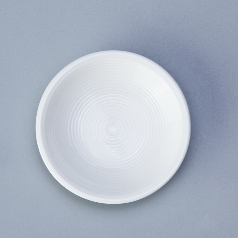 Two Eight casual white porcelain dish set Italian style for dinner-6