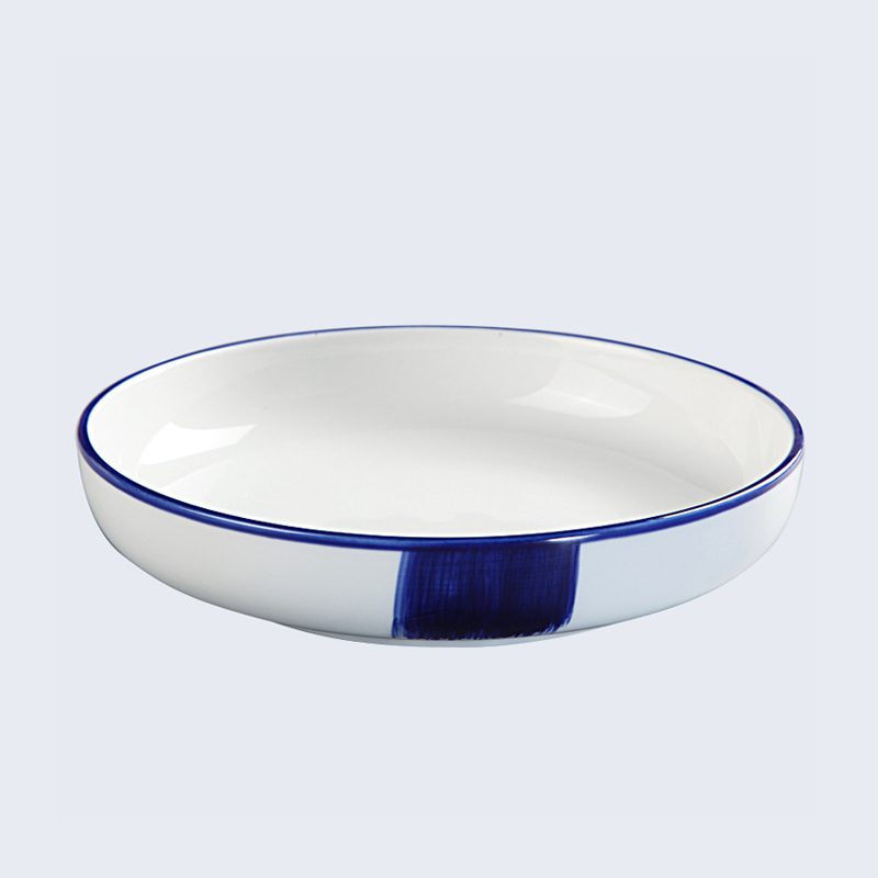 xiu green smoothly surface Two Eight blue and white porcelain