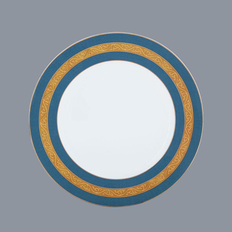 Navy Blue Fine & Golden Mixed Fine bone china Dinnerware for Hotel - TD07-2