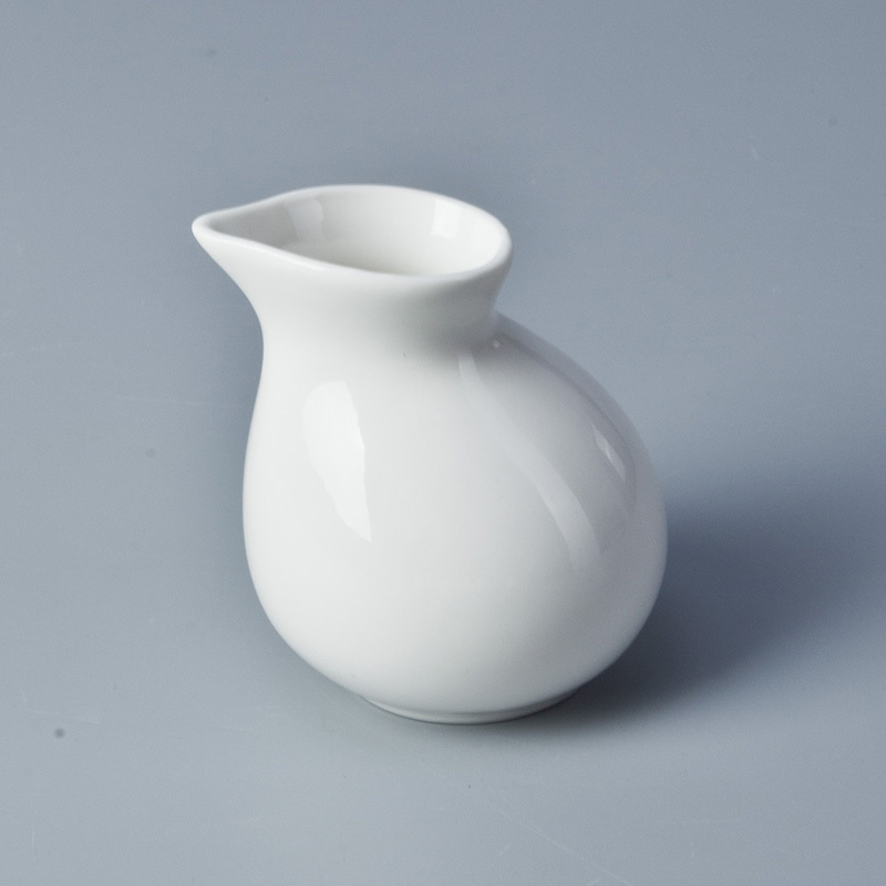 Custom white bone china porcelain Two Eight