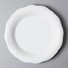 Two Eight ivory cheap porcelain dinner plates customized for dinning room