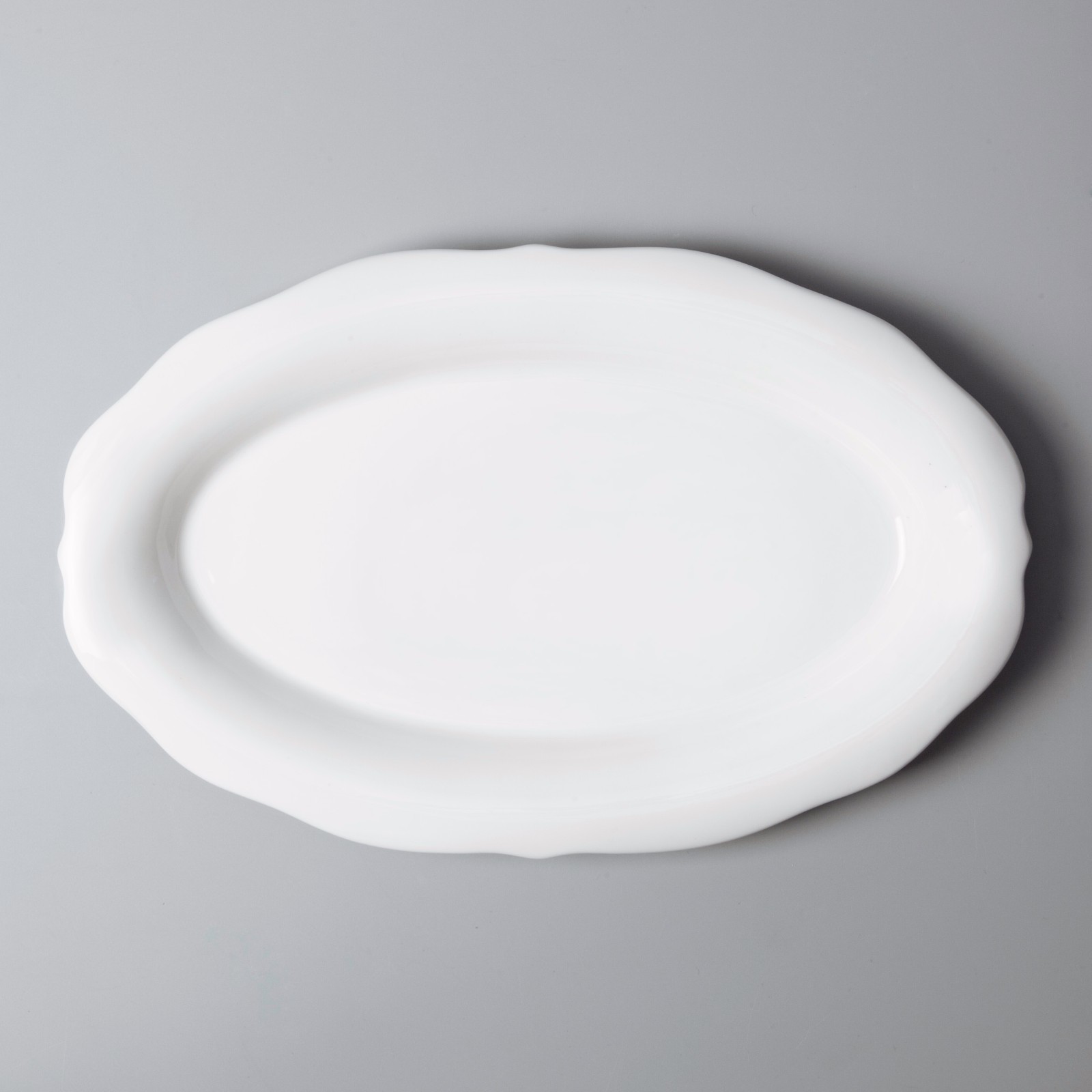 durable small white porcelain plates directly sale for dinning room