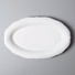 Two Eight ivory cheap porcelain dinner plates customized for dinning room