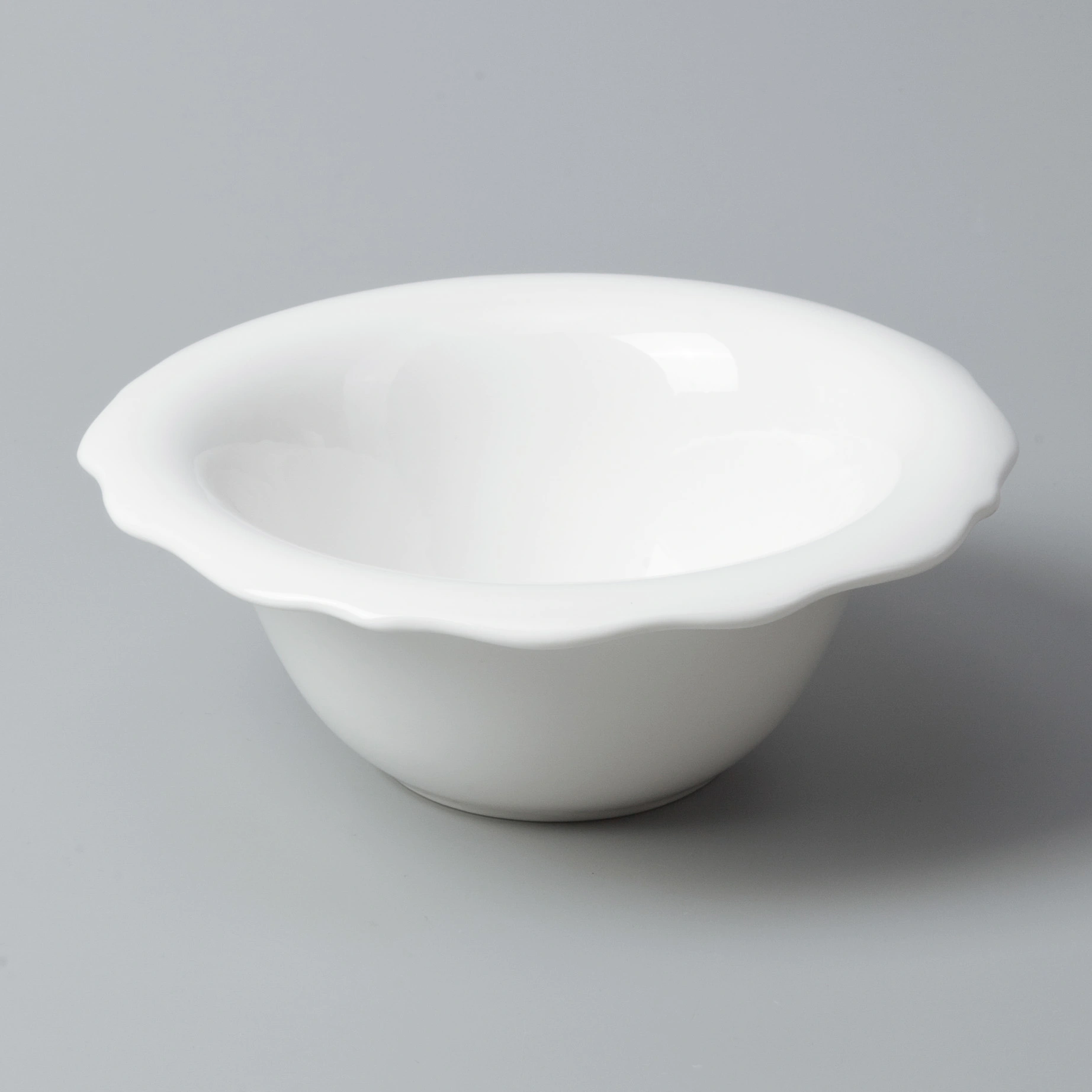 casual white porcelain dish set series for restaurant