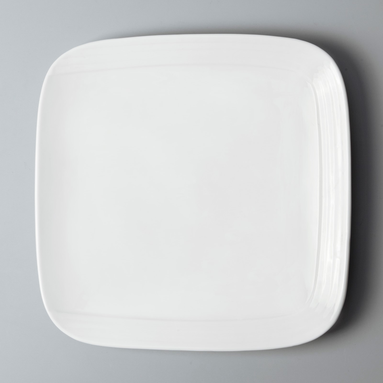 square smoothly Two Eight white porcelain tableware