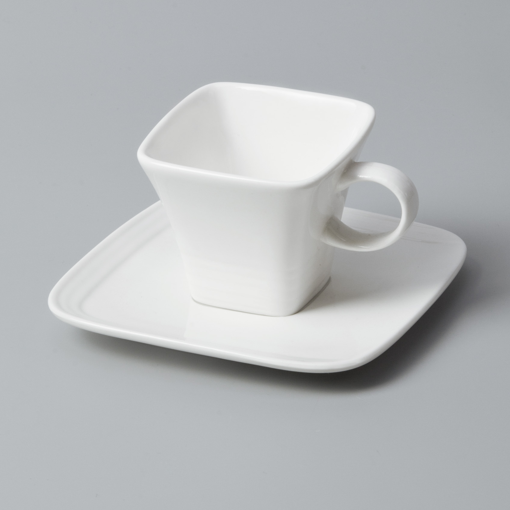 Two Eight irregular french white porcelain dinnerware series for hotel-6