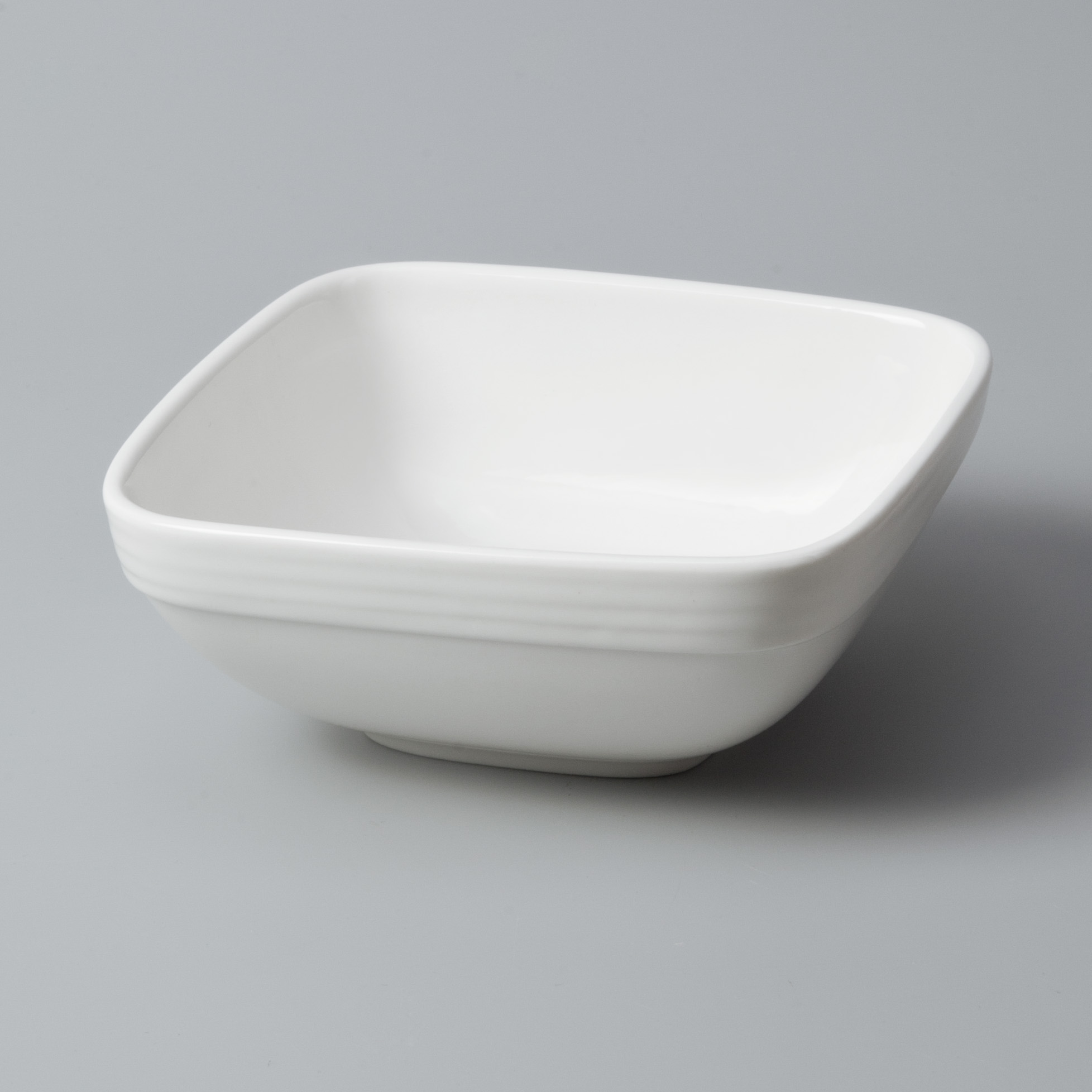 Two Eight smooth white porcelain platter from China for bistro-7