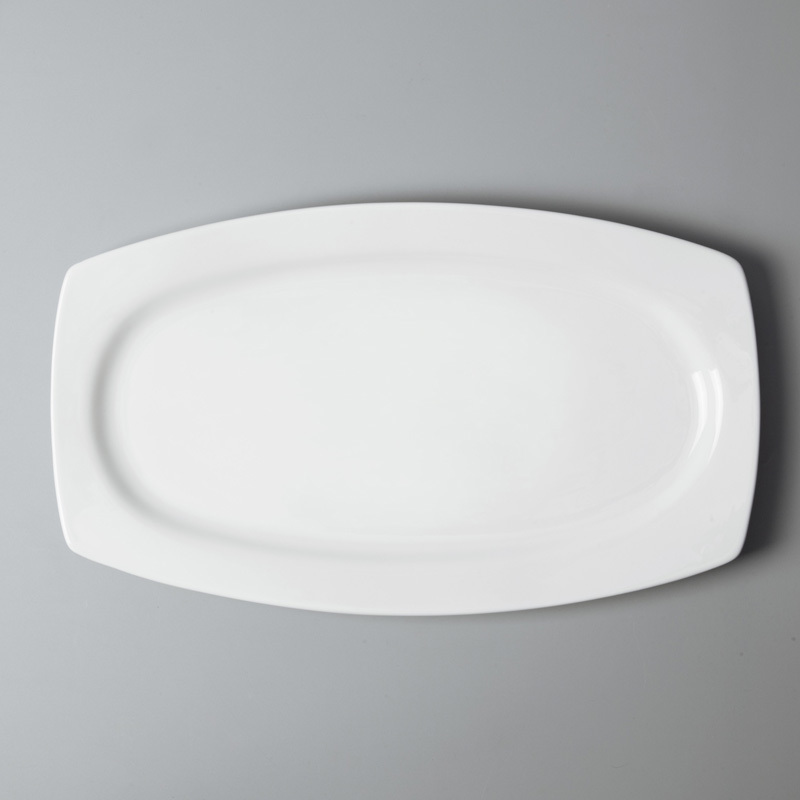 square vietnamese Two Eight Brand white porcelain tableware