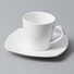 Two Eight sample white dinnerware sets for 12 series for hotel