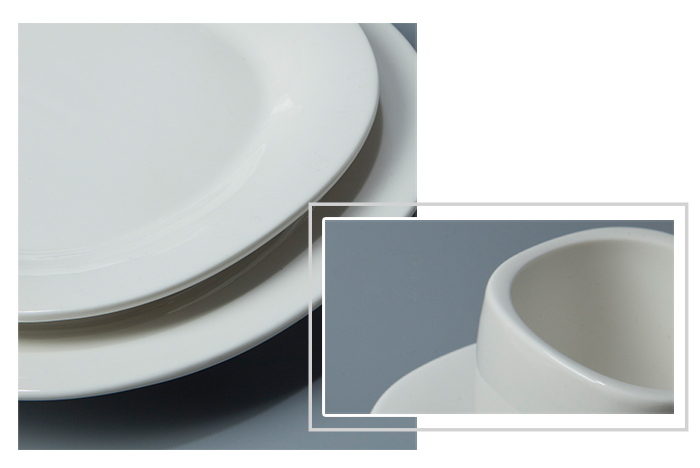 Two Eight royal white china dinnerware sets bulk for dinning room-1