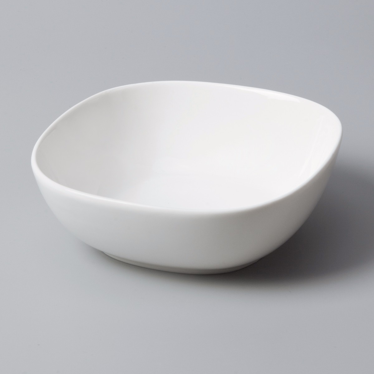 Two Eight simply white square porcelain dinnerware rim for hotel-7