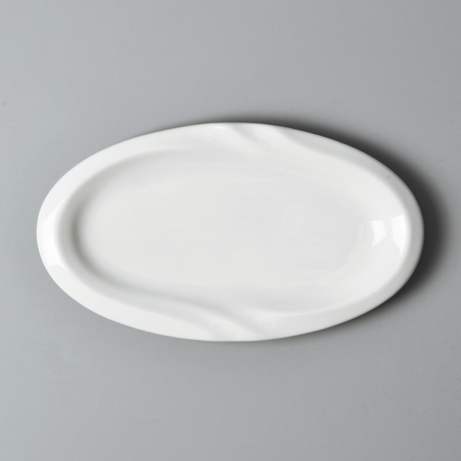 rim white plate set series for hotel-8