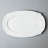 Two Eight smoothly white plate set directly sale for kitchen