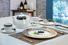 Two Eight royal fine porcelain dinnerware sets personalized for teahouse