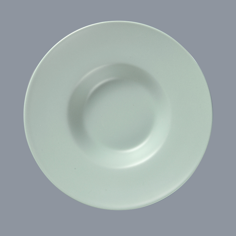 Two Eight colorful restaurant porcelain dinnerware jade for dinning room-3