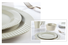 16 piece porcelain dinner set ping colored blue Two Eight Brand