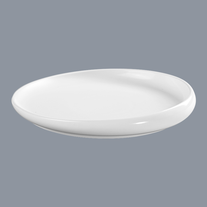 Two Eight smooth custom restaurant plates mixed for bistro-12