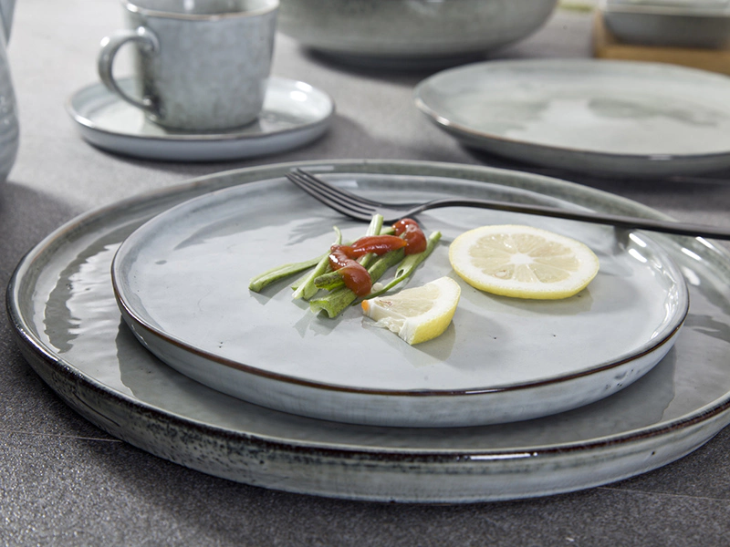 durable restaurant quality plates oragne customized for home