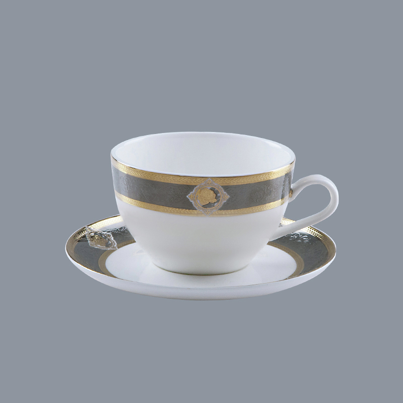 Royal Style Decal Porcelain Fine Bone china Dinnerware for Hotel - TD12-9
