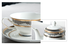 navy fine white porcelain dinnerware men royal Two Eight Brand