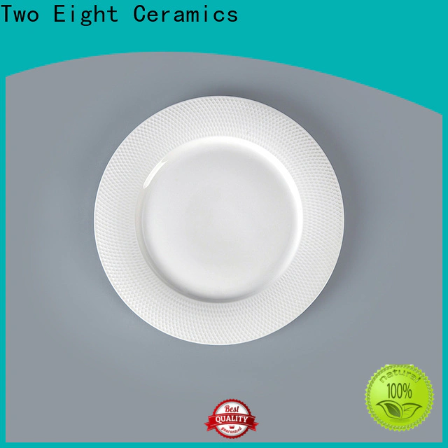 Two Eight white plate for business for kitchen