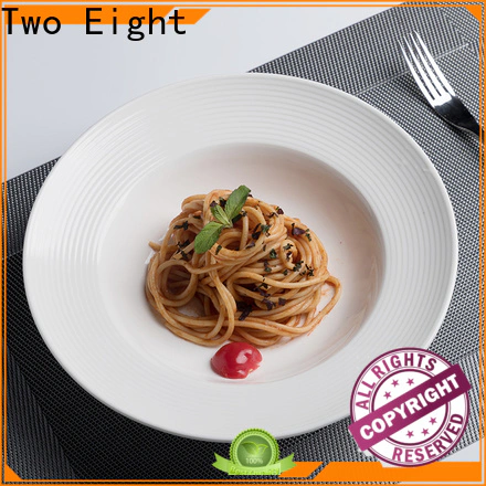 Two Eight Wholesale fine dinning plates Supply for dinner
