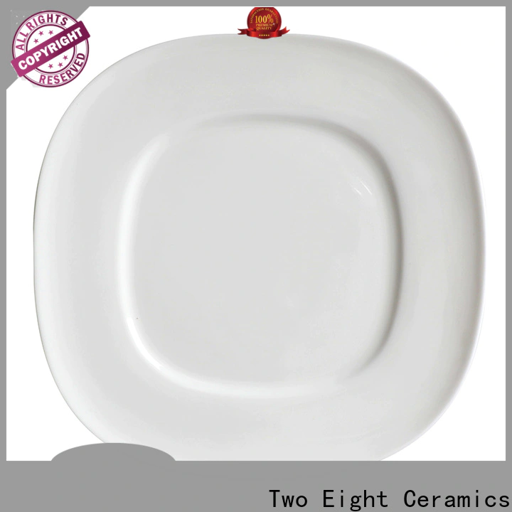 Two Eight Latest white ceramic dishes manufacturers for hotel