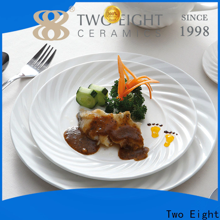 Two Eight square dinner plates Suppliers for restaurant