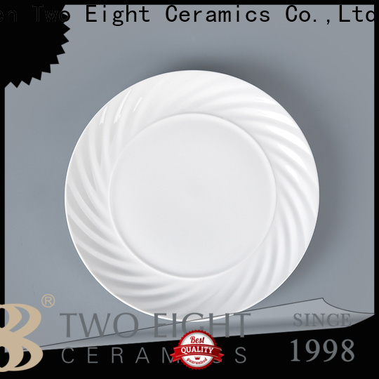 Two Eight cheap ceramic plates Supply for dinner