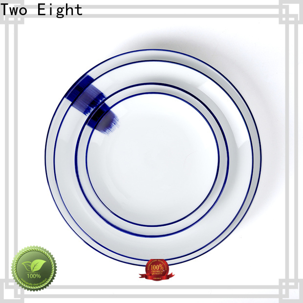 Two Eight ceramic cake plates factory for bistro