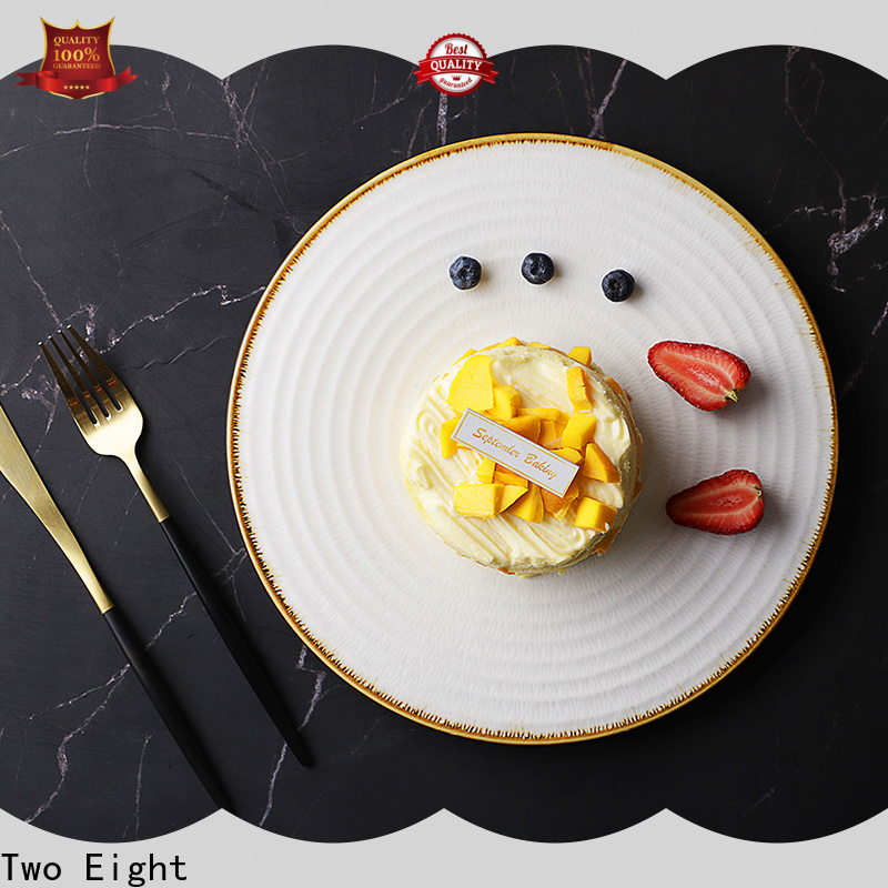 Two Eight Wholesale restaurant ceramic plates manufacturers for bistro