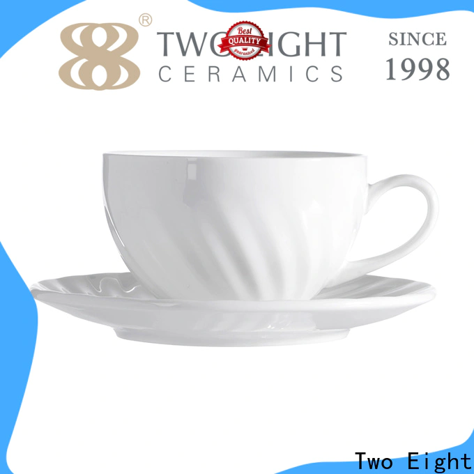 Two Eight Top white coffee mugs bulk factory for hotel