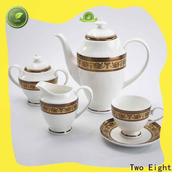 Two Eight contemporary tea sets factory for hotel