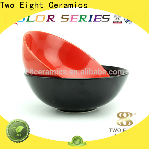 Two Eight Top white ceramic serving bowls for business for bistro