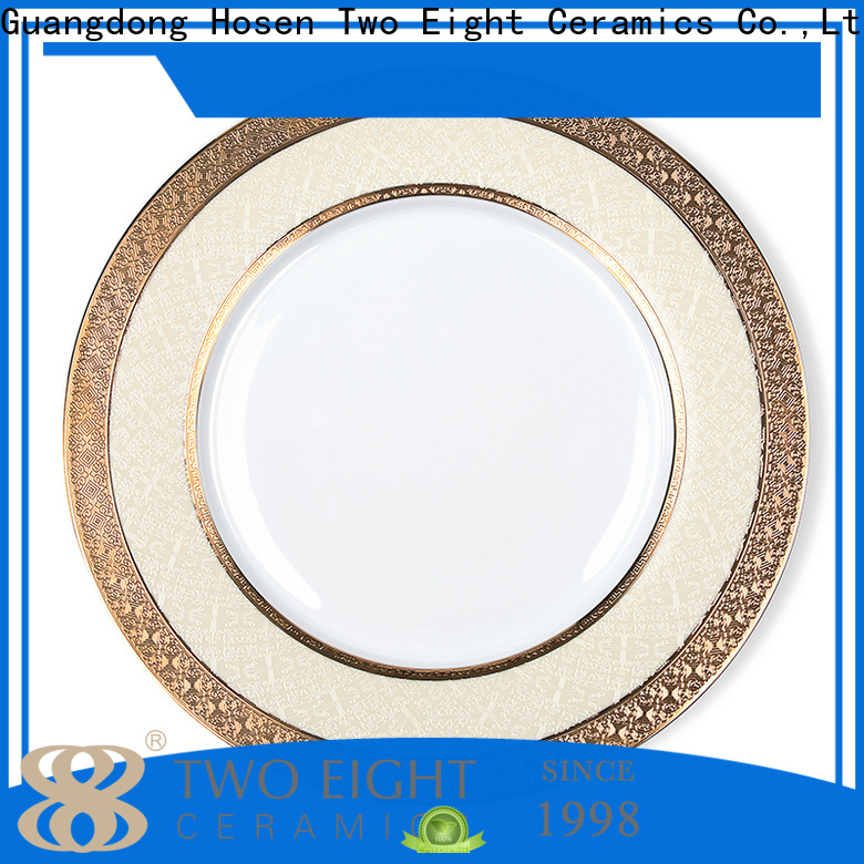 Two Eight dinner plates porcelain Suppliers for dinning room