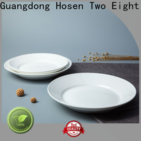 Top hotel white plate for business for dinning room | Two Eight