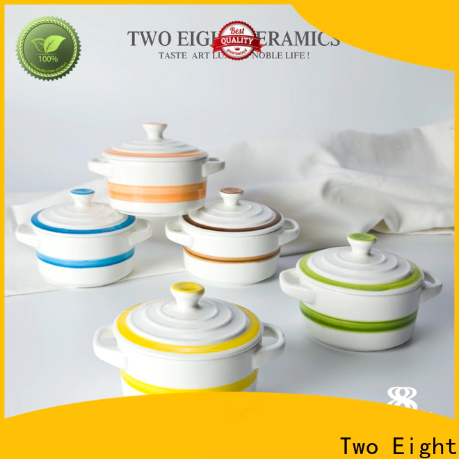 Two Eight ceramic bowl microwave company for kitchen