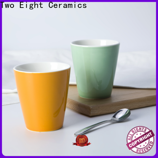 Two Eight Top tall ceramic coffee mugs Suppliers for teahouse