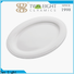 Two Eight white porcelain plates factory for home