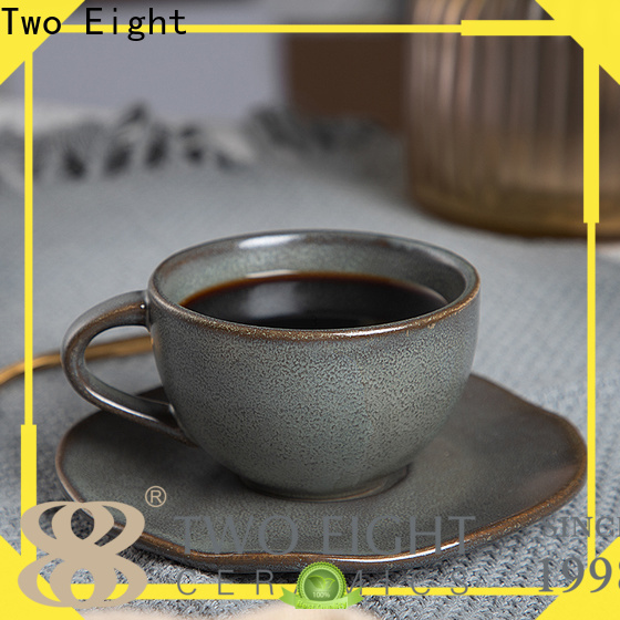 Two Eight Custom ceramic coffee cup manufacturers for dinner