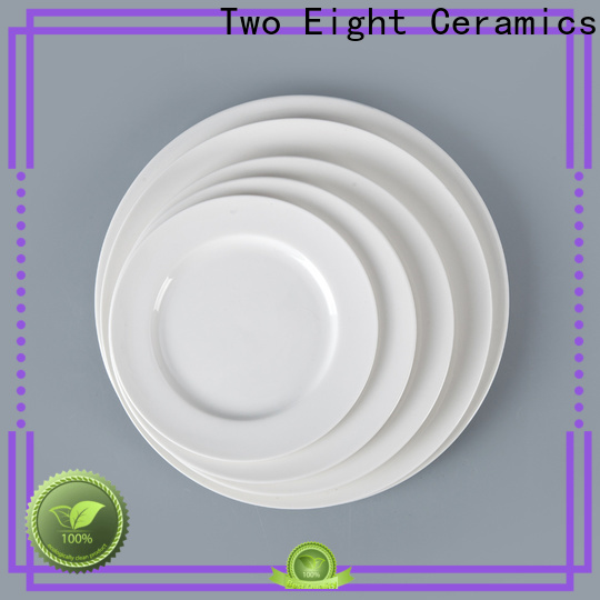 Custom ceramic plate printing company for kitchen Two Eight
