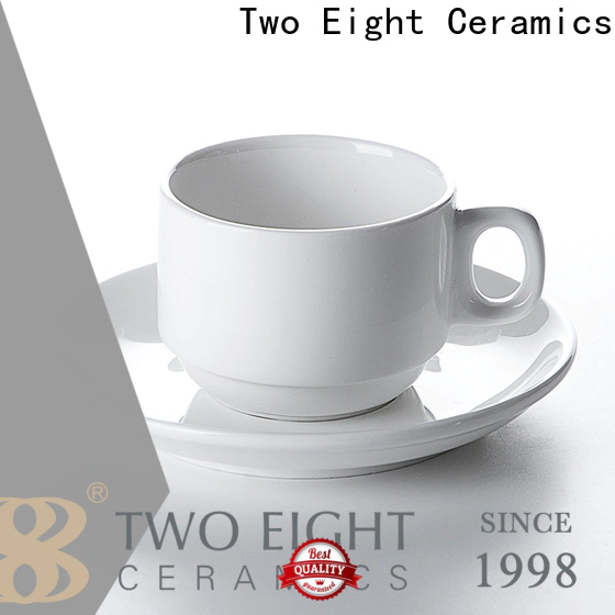 Two Eight pottery coffee mugs for business for hotel