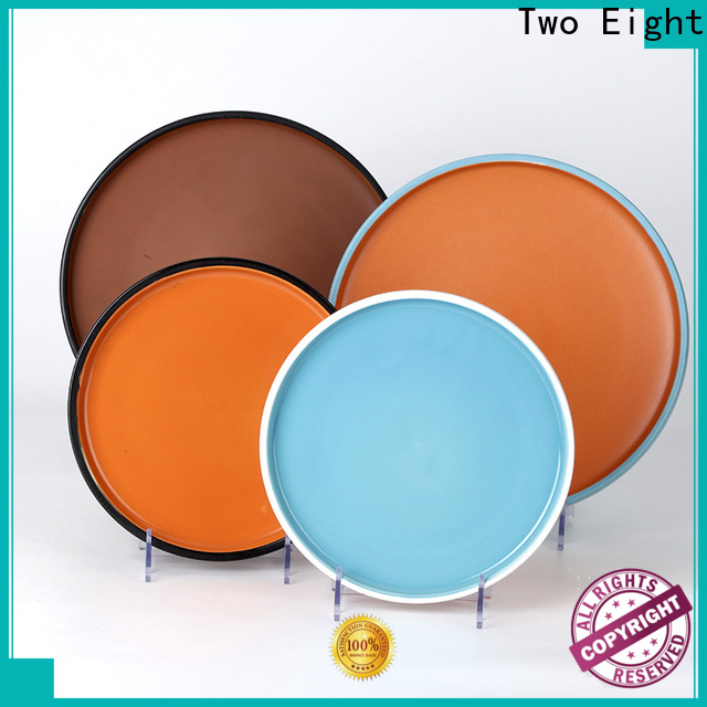 Two Eight Latest pottery plate designs manufacturers for restaurant