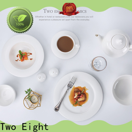 Two Eight New bone china plates factory for dinning room