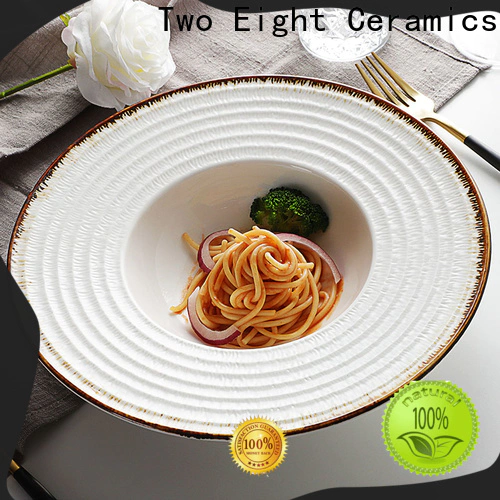 Two Eight Custom dinner plates ceramic for business for dinning room