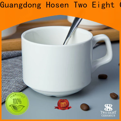 Two Eight large handle coffee mugs for business for home